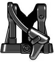 Promo 🎁 BrickArms Combat Vest WW2 German Command 2.5-Inch [Black] 🎁