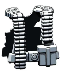 Flash Sale 🎉 BrickArms Combat Vest WW2 German Gunner 2.5-Inch [Dark Gray] ✔️