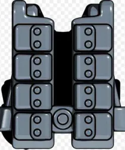 New 😍 BrickArms Combat Vest WW2 German Paratrooper 2.5-Inch [Dark Gray] 🧨