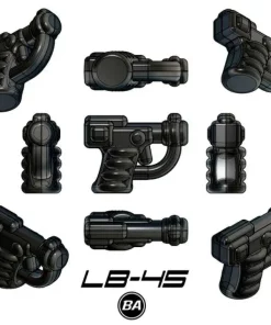 New ⭐ BrickArms LB-45 Liberator Blaster Pistol 2.5-Inch [Black] 🔔