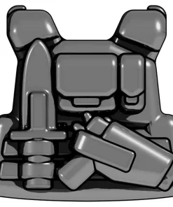 Flash Sale 🔥 BrickArms Combat Vest PCV Commando 2.5-Inch [Black] ✨