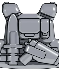 New 😀 BrickArms Combat Vest PCV Commando 2.5-Inch [Dark Gray] 😉