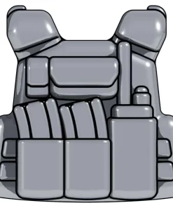 New ✔️ BrickArms Combat Vest PCV Signal 2.5-Inch [Dark Gray] 🎉
