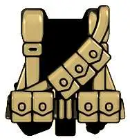 Cheapest 🌟 BrickArms Combat Vest WW2 US Rifleman 2.5-Inch [Tan] ⭐