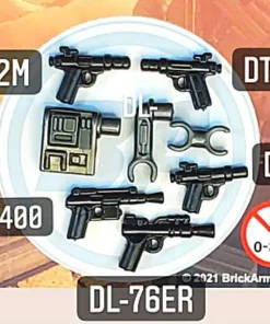 Flash Sale π BrickArms Exo-Pack : Extendable Arm with 5 Blasters Weapons Pack π