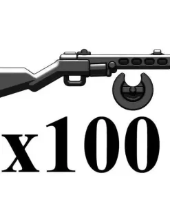 Best Sale 😉 BrickArms Lot of 100 PPSH V2 2.5-Inch [Black] ⌛