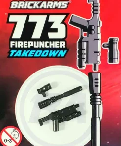 Buy 🎉 BrickArms 773 Firepuncher Takedown Blaster Rifle Minifigure Accessory 😍