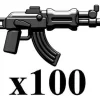 Wholesale ❤️ BrickArms Lot of 100 AK-APOC 2.5-Inch [Black] 🎁