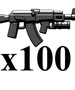 Hot Sale 🧨 BrickArms Lot of 100 AK-GL 2.5-Inch [Black] 🌟