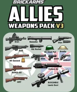 Budget 🧨 BrickArms Allies Pack v3 Weapons Pack 🤩