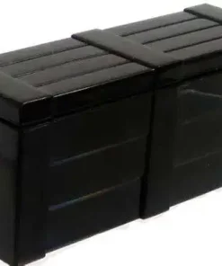 Buy 👍 BrickArms Crate with Lid 2.5-Inch [Black] 😀