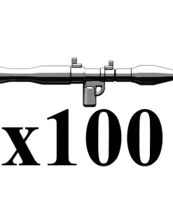 Outlet 🥰 BrickArms Lot of 100 RPG-7 2.5-Inch [Black] 🥰