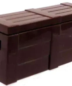 Coupon 🛒 BrickArms Crate with Lid 2.5-Inch [Dark Brown] 😀