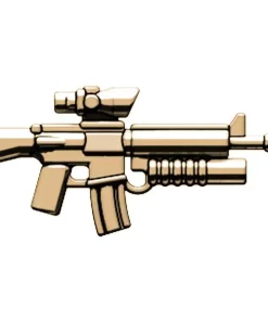 Hot Sale 🔔 BrickArms M16-AGL ACOG Scope & Grenade Launcher 2.5-Inch [Tan] ❤️