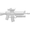 Best Sale 🎉 BrickArms M16-AGL ACOG Scope & Grenade Launcher 2.5-Inch [White] ⭐