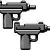 Best Sale 👏 BrickArms Set of 2 Micro Uzi SMG 2.5-Inch [Gunmetal] 🔔