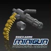 Hot Sale 🔔 BrickArms Minigun 2.5-Inch [Gunmetal with Brass Ammo Chain] 😉