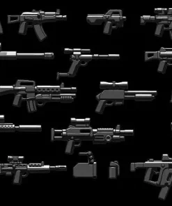 Discount π BrickArms Modern Combat Tactical 2.5-Inch Weapons Pack π