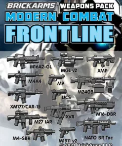 Best Pirce 🔔 BrickArms Modern Combat - Frontline Pack Weapons Pack 😍