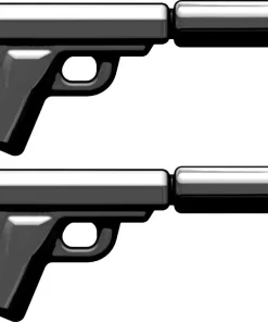 Top 10 ✨ BrickArms Pair of PPK Tactical Spy Pistols 2.5-Inch [Black] ⌛