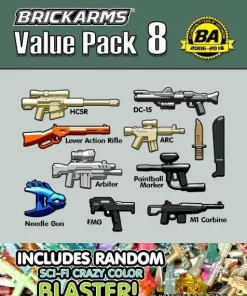Best Pirce ✨ BrickArms Value Pack 8 2.5-Inch Weapons Pack 🌟