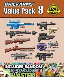 Best Sale 😀 BrickArms Value Pack 9 2.5-Inch Weapons Pack ❤️