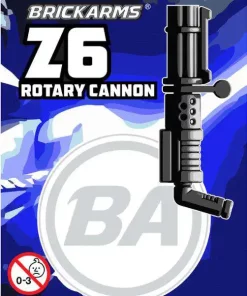 Flash Sale 🔥 BrickArms Z-6 Rotary Blaster Cannon Minifigure Accessory 🥰