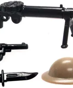 Best deal 🤩 BrickArms British Support Gunner Battle Kit Exclusive 2.5-Inch Weapons Pack 🤩