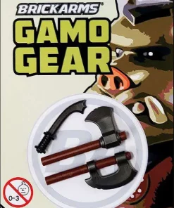 Coupon 💯 BrickArms Gamo Gear Minifigure Accessory [Overmolded Blades] 👍