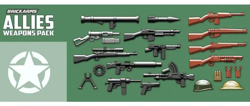 Cheap π BrickArms Allies Weapons Pack π 1 Cheap π BrickArms Allies Weapons Pack π