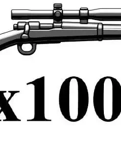 Wholesale 🤩 BrickArms M1903 USMC Sniper Lot of 100 2.5-Inch [Black] 😀