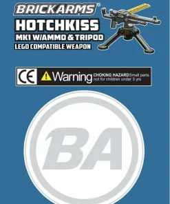 Budget 🥰 BrickArms M1909 Hotchkiss Mk1 with Ammo & Tripod 2.5-Inch 🔥