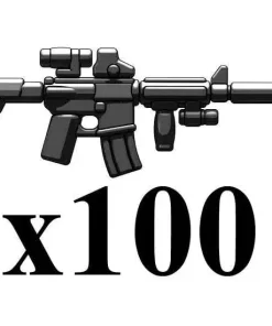 Outlet 💯 BrickArms Lot of 100 M4-Tac 2.5-Inch [Black] 🔥