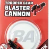 Promo 🎁 BrickArms Trooper Gear Blaster Cannon Minifigure Accessory [Dark, Overmolded] 👏