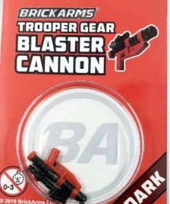 Promo 🎁 BrickArms Trooper Gear Blaster Cannon Minifigure Accessory [Dark, Overmolded] 👏