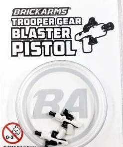 Coupon 🛒 BrickArms Trooper Gear Blaster Pistols (x2) Minifigure Accessory [Overmolded] 🤩